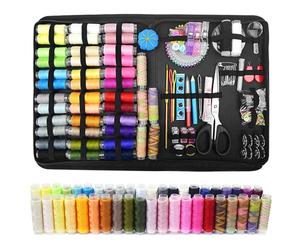 Costurero Accesorios Costura Kit, TOATELU 230 Piezas Kit Costura Kit De Costura, Accesorios De Costura Premium Para Principiantes, Viajeros, Equipado Con Rollos De Hilo, Etc