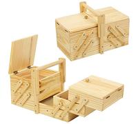 Costurero de madera 30 x 15,5 x 19 cm