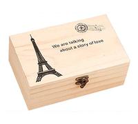 Costurero de madera retro, MKNZOME Caja de Costura de Madera Cesta de Costura con accesorios de costura Regalo de artesanía para mamá, abuela y niña