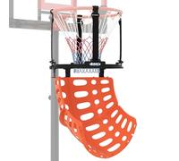COSTWAY Accesorio de Retorno de Baloncesto, 360° Reboteadora Giratoria de Canasta de Baloncesto con 4 Ganchos, Sistema de Retorno de Balón, Equipo de Entrenamiento de Tiro Interior Exterior