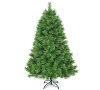 COSTWAY Árbol de Navidad Verde 180cm, Agujas de PVC de 586 Ramas, Arbol de Navidad Automático, Arvore de Natal Hogar Oficina Fiesta (180 cm)