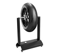 COSTWAY Dispositivo Equilibradora de Ruedas de Motos Soporte de Equilibrado Conos Regulables para Centrado para Casa Taller