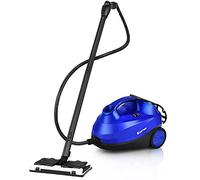 COSTWAY Limpiadora de Vapor 2000W, Vaporeta de Mano con 19 Accesorios, 4 Bar / 1,5L Tank/hasta 108°C/LED, Vaporizador con Cierre de Seguridad para Niños para Alfombra, Piso (Azul)