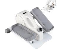COSTWAY Mini Elíptica Bajo Escritorio, Resistencia Ajustable | Máquina Elíptica de Pedales Portátil, Monitor Pantalla LCD, Pedales Estaticos Personas Mayores