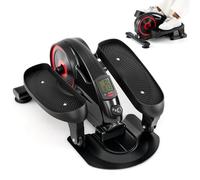 COSTWAY Mini Eliptica Electrica, Pedaleador para Ancianos, Resistencia Magnética Ajustable, Monitor LCD, Pedales Estaticos Personas Mayores, Oficina y Hogar (estilo1)