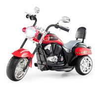 COSTWAY Moto Electrica Niños, Motocicleta Eléctrica 6V para Niños, 91 x 48 x 64 cm, Moto Montable de Batería con Marcha Adelante y Atrás, Faros Regulables, Diseño Llamativo (Bombero)