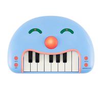 COSTWAY Piano Infantil de 13 Teclas, Piano Teclado Digital de Juguete Interactivo con Cara Sonriente, Botones Prácticos y Luces, Órgano Electrónico Educativo para Niños de 3+ Años