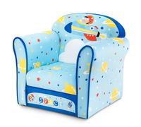 COSTWAY Sillón Infantil, sofá Infantil, sillón para niños y niñas, Muebles Infantiles, sillón de Espuma (Nave Espacial)