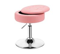 COSTWAY Taburete Rosa 41 x 41 x 51-66 cm