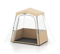 COSTWAY Tienda de Campaña Deportiva para 2-3 Personas, Garden Igloo Portátil y Plegable, Iglu Transparente Jardin, Bolsa de Transporte, Animar, Pescar y Acampar (183 x 135 x 175 cm)