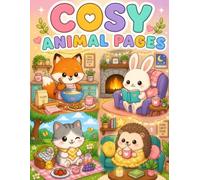 Cosy Animal Pages: A Chibi Colouring Book for Adults - 48 Cute Animal Designs for Relaxation and Stress Relief