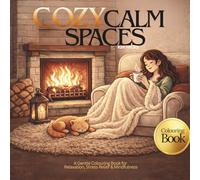 Cosy Calm Spaces: A Gentle Colouring Book for Relaxation, Stress Relief & Mindfulness (cozy colouring book series)