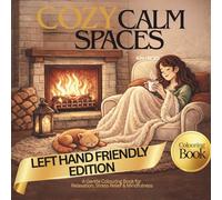 Cosy Calm Spaces: Left-Hand Edition: A Gentle Colouring Book for Relaxation, Stress Relief & Mindfulness (cozy colouring book series)