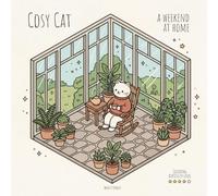 Cosy cat in sweater: a weekend at home (Coloring book)