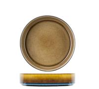 Cosy & Trendy 5950120 Quintana Plato de Cena de Porcelana -D 19.5 x 5.2 cm, Green