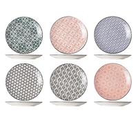 Cosy & Trendy Plate Délirio 6 Assortis-D23.5 Cm-6 - Juego de 6