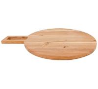 Cosy & Trendy - Tabla redonda para servir en acacia, mimosa, 46,5 x 35 x 1,5 cm