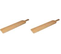 Cosy & Trendy Tablero de Aperitivos de Madera, 80 x 14.1 x 1.5 cm, Talla única, Marrón (Paquete de 2)