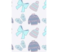 Cosy Winter Aesthetic Notebook: 120 Pages | Pastel Jumpers, Mittens & Bows | Cute Winter Journal for Girls & Teens