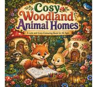Cosy Woodland Animal Homes: A Cute and Cosy Colouring Book for All Ages