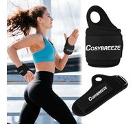 Cosybreeze Peso de Muñeca Pesas para Muñecas 1,5 kg 1 par Pesas para Muñequeras Pesas de Muñeca para Ejercicios de Fitness Caminar Gym Negro