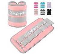 Cosybreeze Peso de Tobillo Pesas para Tobillos 10 kg 1 par Pesas para Tobillo y Muñecas Pesas Tobillos Tobilleras con Peso para Ejercicios de Fitness Caminar Rosa Claro