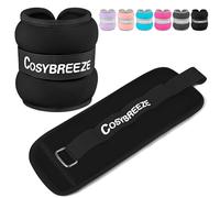 Cosybreeze Peso de Tobillo Pesas para Tobillos 3 kg 1 par Pesas para Tobillo y Muñecas Pesas Tobillos Tobilleras con Peso para Ejercicios de Fitness Caminar Negro