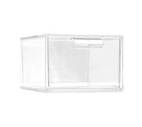 CosyCaya Organizador y Almacenamiento de Maquillaje Apilable, Organizadores AcríLicos, CajóN de Almacenamiento de PláStico Transparente con Asas para Tocador