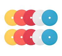 CosyCaya Paquete de 10 Marcadores de Disco Plano Marcadores de Puntos Antideslizantes FúTbol Baloncesto Deportes Velocidad Marcadores de Entrenamiento de Agilidad