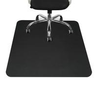 COSYLAND Protector de Suelo para Silla de Ruedas 120x90 cm, Alfombrilla Protectora para Silla de Oficina o Gaming, Apta para Suelo Duro, Negro Intenso