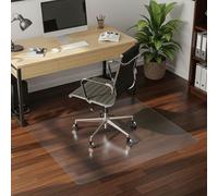 COSYLAND Tapete Esmerilado Antideslizante para Silla de Oficina en Suelo de Madera Dura, tapete Resistente para Debajo del Escritorio para Silla rodante, Protector de Suelo de Oficina en casa (120 x