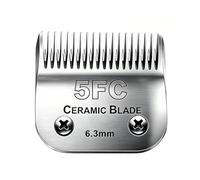 Cosyonall Cuchilla de Repuesto Desmontable para cortadora de Aseo para Perros Compatible con Andis Oster A5, Wahl KM Series Clippers (5FC# 6.3mm)