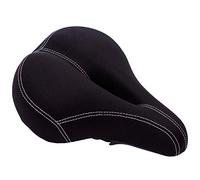 COSYROOMY Asiento Bicicleta Cómodo, Sillín Bicicleta de Cuero Espacioso Antideslizante, diseño de Doble Resorte Suave y Transpirable para la mayoría de Las Bicicletas. 1 año de Garantia