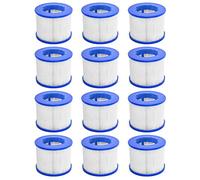 CosySpa Filtros de Repuesto para Jacuzzis y Spas | Cartuchos Limpiar el Agua | 2 Diseños y en Packs de 1, 6 o 12 - Compatible con Cosy SPA, Wave SPA, Clever SPA y Más (Rosca, 12)
