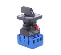 COSZWQDP Interruptor de Circuito de Carga de 22 mm con Orificio único YMD11-25/32A, Interruptor de Control Principal de Encendido y Apagado LW30(4P,32A)
