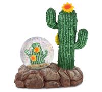 CoTa Global Cactus Snow Globe - Magical Rainbow Water Globe Figurine w