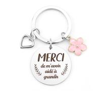 CoTaSiey Llavero Maestresse Maman, Regalo de Navidad Gracias Maestresse Mamá Maestro de Escuela Fin de Año Regalo de Escuela, Regalo Fete Des Meres Cumpleaños Idee, Gracias, Merci