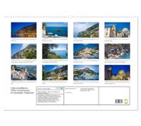 Côte amalfitaine - Villes romantiques et paysages magiques (Calendrier mural 2027 DIN A2 vertical), CALVENDO calendrier mensuel