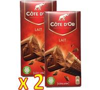 Cote d'Or Belgian Milk Chocolate Bar XL 7.05 ounce (200 gram) - Pack 2 x 200g