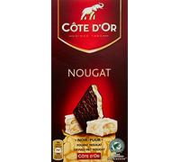 Cote D'Or Noir - Relleno de turrón (130 g, 4 unidades)
