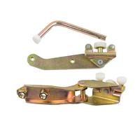 Côté gauche Sliding Door Top Middle Bottom Roller Runner Guide Set 3-Piece Schied Door Jeu de poulies pour porte coulissante gauche de remplacement pour T4 Transporter 1990-2003 701843335A 701843405B