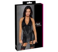 Cotelli Lingerie Ropa interior erótica de cuero y látex para mujer Dominakleid L