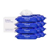 Coterie Clean Gentle Baby Essentials - Toallitas húmedas suaves para piel sensible, de algodón, fibras vegetales y sin plástico, hipoalergénicas, paquete de 12 unidades