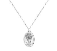 cotigo- Collar de virgen acero inoxidable, santos de España, catolico, religion, Patrona España, Patron España, regalo mujer, hombre, regalo para abuela. (VIRGEN DEL PILAR MODELO 3)