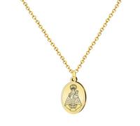 cotigo- Collar de virgen acero inoxidable, santos de España, catolico, religion, Patrona España, Patron España, regalo mujer, hombre, regalo para abuela. (VIRGEN DE COVADONGA MODELO 3)