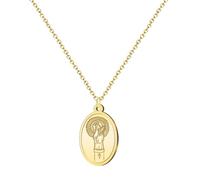 cotigo- Collar de virgen acero inoxidable, santos de España, catolico, religion, Patrona España, Patron España, regalo mujer, hombre, regalo para abuela. (VIRGEN DEL PILAR MODELO 6)