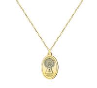 cotigo- Collar de virgen acero inoxidable, santos de España, catolico, religion, Patrona España, Patron España, regalo mujer, hombre, regalo para abuela. (VIRGEN DEL PILAR MODELO 4)