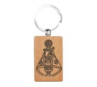 cotigo - LLAVERO virgen de España, para mujer y hombre, llaveros originales, para ti ompara regalar, regalos originales para mujer y hombre (VIRGEN DE COVADONGA MADERA)