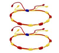 cotigo Pack 2 Pulseras Bandera Valencia Ajustables - Pulsera Tela Colores Valencia, Estilo e Inspiración Valenciana, Ideal para Fallas y Fiestas Tradicionales (Bandera Valencia)
