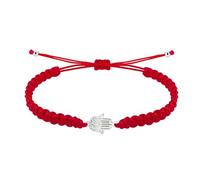 cotigo Pulsera Hilo Destino con Simbolos de acero inoxidable, amuletos de proteccion y suerte, Amuletos contra el mal de ojo - Pulsera Mujer/Pulsera Hombre (FATIMA ROJO PLAT)